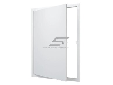 Revizinės durelės-liukas su užraktu | 860x660x30mm | balta | plienas | RDL6080SU Revizinės durelės-liukas su užraktu | 860x660x30mm | balta | plienas | RDL6080SU