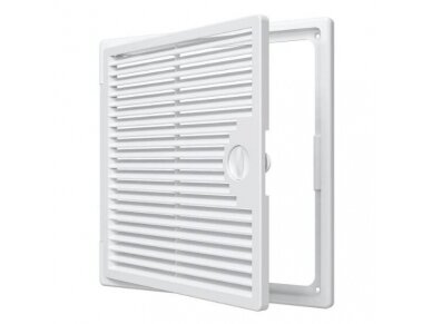 Revizinės durelės-liukas su grotelėmis | 300x300mm | virštinkinės | baltos | plastikinės | RDL3030 1 Revizinės durelės-liukas su grotelėmis | 300x300mm | virštinkinės | baltos | plastikinės | RDL3030 1