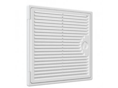 Revizinės durelės-liukas su grotelėmis | 300x300mm | virštinkinės | baltos | plastikinės | RDL3030 Revizinės durelės-liukas su grotelėmis | 300x300mm | virštinkinės | baltos | plastikinės | RDL3030
