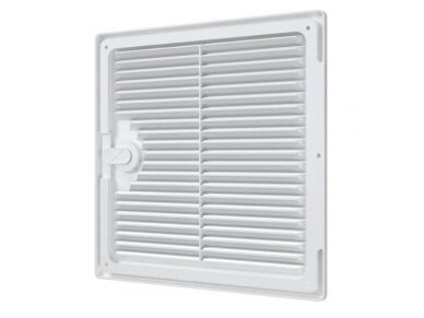 Revizinės durelės-liukas su grotelėmis | 300x300mm | virštinkinės | baltos | plastikinės | RDL3030 2