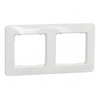 Cover frame | 2-gang | white | Sedna Design | Schneider Electric | SDD311802 Cover frame | 2-gang | white | Sedna Design | Schneider Electric | SDD311802