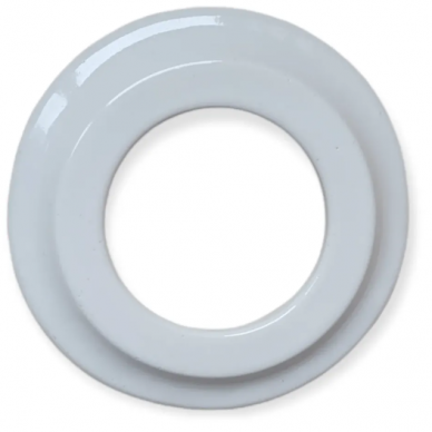 Frame for flush-mounted socket | switch | 1 gang | ceramic | retro style | white Frame for flush-mounted socket | switch | 1 gang | ceramic | retro style | white