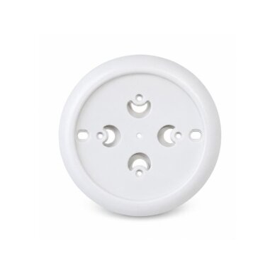 Frame for surface-mounted socket | switch | 1-gang | plastic | retro style | white Frame for surface-mounted socket | switch | 1-gang | plastic | retro style | white