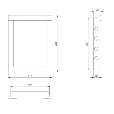 Inspection door 197x247x20mm | white | plastic | PL2025 EuroPlast 1 Inspection door 197x247x20mm | white | plastic | PL2025 EuroPlast 1