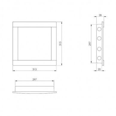 Revideerimisluuk 297x297x20mm | valge | plastmass | PL3030 EuroPlast 1 Revideerimisluuk 297x297x20mm | valge | plastmass | PL3030 EuroPlast 1