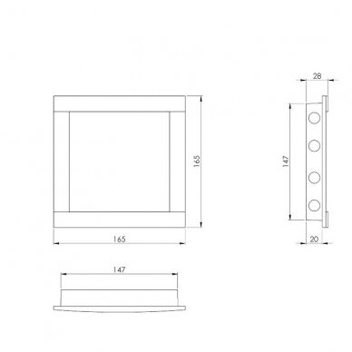 Revideerimisluuk 147x147x20mm | valge | plastmass | PL1515 EuroPlast 2 Revideerimisluuk 147x147x20mm | valge | plastmass | PL1515 EuroPlast 2