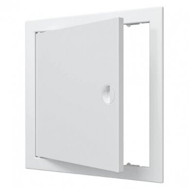Inspection hatch door | 168x168x24mm | with handle and flange | white | plastic | RDL1515R Inspection hatch door | 168x168x24mm | with handle and flange | white | plastic | RDL1515R