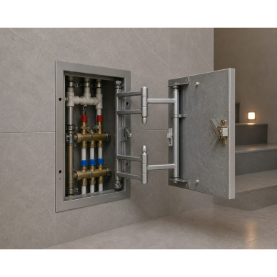 Revīzijas durtiņas-lūka | 400x300x55mm | tērauds | RDL4030CS 3
