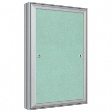 Access panel - door with push-to-open mechanism | 200x300x35mm | aluminium profile | with chain | M2030