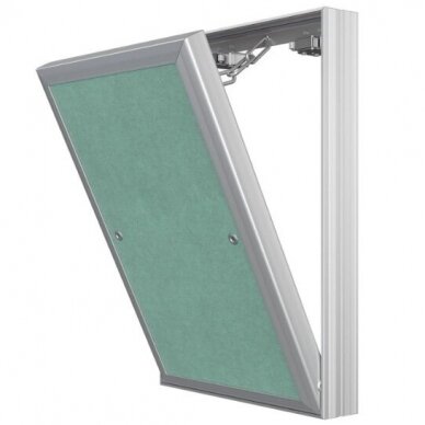 Access panel - door with push-to-open mechanism | 200x300x35mm | aluminium profile | with chain | M2030 1 Access panel - door with push-to-open mechanism | 200x300x35mm | aluminium profile | with chain | M2030 1