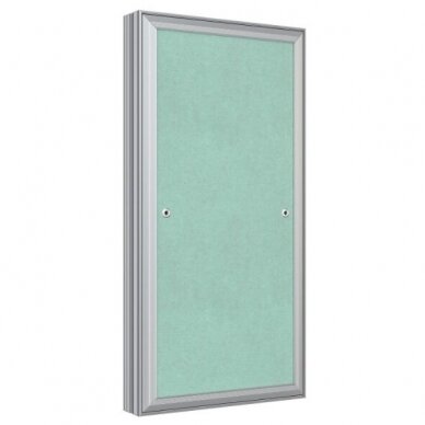 Access panel - door with push-to-open mechanism | 200x400x35mm | aluminium profile | with chain | M2040 Access panel - door with push-to-open mechanism | 200x400x35mm | aluminium profile | with chain | M2040
