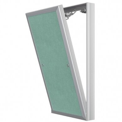 Access panel - door with push-to-open mechanism | 200x400x35mm | aluminium profile | with chain | M2040 1 Access panel - door with push-to-open mechanism | 200x400x35mm | aluminium profile | with chain | M2040 1