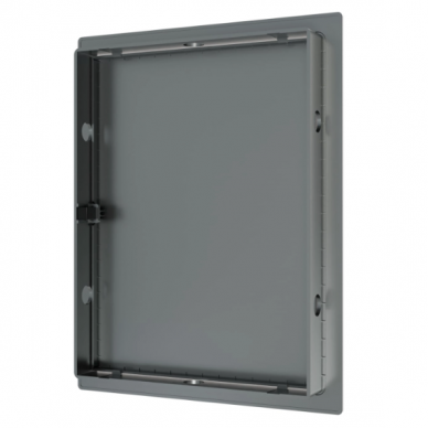 Inspection door–hatch | push-open | 222×172×24 mm | gray | plastic 2 Inspection door–hatch | push-open | 222×172×24 mm | gray | plastic 2