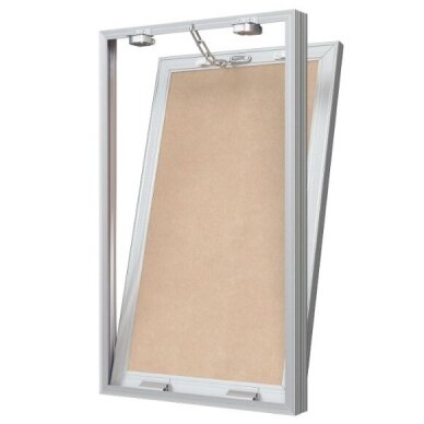 Drzwiczki rewizyjne – otwierane na klik | 300x500x35mm | profil aluminiowy | z łańcuszkiem | M3040 2 Drzwiczki rewizyjne – otwierane na klik | 300x500x35mm | profil aluminiowy | z łańcuszkiem | M3040 2