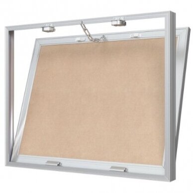 Drzwiczki rewizyjne – otwierane na klik | 500x400x35mm | profil aluminiowy | z łańcuszkiem | M5040 2 Drzwiczki rewizyjne – otwierane na klik | 500x400x35mm | profil aluminiowy | z łańcuszkiem | M5040 2