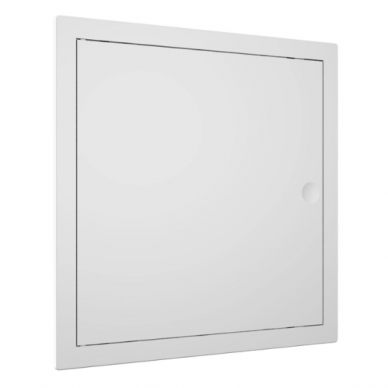 Inspection door-hatch | push-to-open | with flange | 200x200x24mm | white | plastic | RDL2020N 1 Inspection door-hatch | push-to-open | with flange | 200x200x24mm | white | plastic | RDL2020N 1