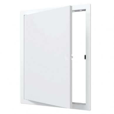 Inspection door-hatch | push-to-open | with flange | 200x250x24mm | white | plastic | RDL2025N Inspection door-hatch | push-to-open | with flange | 200x250x24mm | white | plastic | RDL2025N