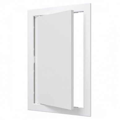 Inspection hatch door | push-to-open | with flange | 318x218x24mm | white | plastic | RDL2030A Inspection hatch door | push-to-open | with flange | 318x218x24mm | white | plastic | RDL2030A
