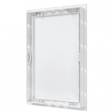 Inspection hatch door | push-to-open | with flange | 318x218x24mm | white | plastic | RDL2030A 2 Inspection hatch door | push-to-open | with flange | 318x218x24mm | white | plastic | RDL2030A 2