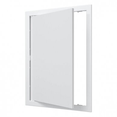 Inspection hatch door | push-to-open | with flange | 418x318x24mm | white | plastic | RDL3040A