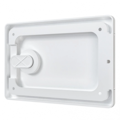 Inspection hatch door | 150x100x10mm | with handle | white | plastic | RDL1510P 2 Inspection hatch door | 150x100x10mm | with handle | white | plastic | RDL1510P 2