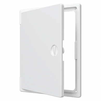 Inspection hatch door | 200x250x10mm | with handle | white | plastic | RDL2025P Inspection hatch door | 200x250x10mm | with handle | white | plastic | RDL2025P