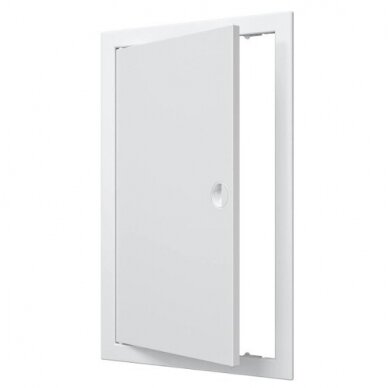 Inspection hatch door | 418x268x24mm | with handle and flange | white | plastic | RDL2540R