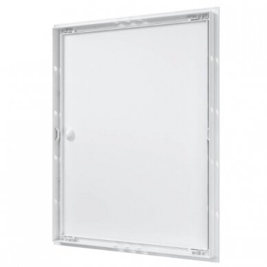 Inspection hatch door | 518x418x24mm | with handle and flange | white | plastic | RDL4050R 2 Inspection hatch door | 518x418x24mm | with handle and flange | white | plastic | RDL4050R 2