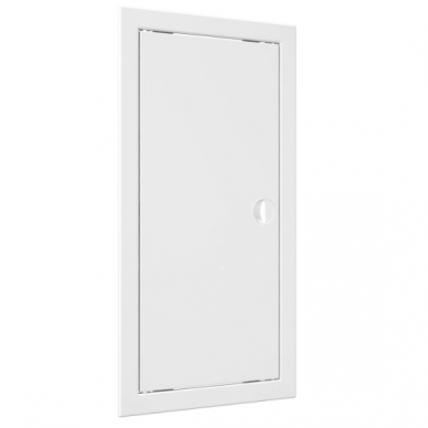 Inspection hatch door | 418x218x24mm | with handle and flange | white | plastic | RDL2040R 1 Inspection hatch door | 418x218x24mm | with handle and flange | white | plastic | RDL2040R 1