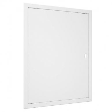 Inspection hatch door | 518x418x24mm | with handle and flange | white | plastic | RDL4050R 1 Inspection hatch door | 518x418x24mm | with handle and flange | white | plastic | RDL4050R 1