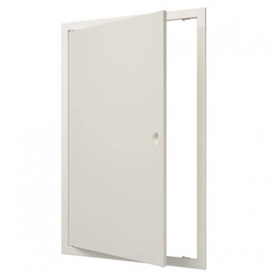 Inspection hatch door | 618x418x24mm | with handle and flange | ivory | plastic | RDL4060S Inspection hatch door | 618x418x24mm | with handle and flange | ivory | plastic | RDL4060S