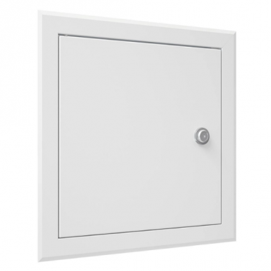 Inspection door-hatch with lock | 360x360x30mm | white | steel | RDL3030SU 2 Inspection door-hatch with lock | 360x360x30mm | white | steel | RDL3030SU 2