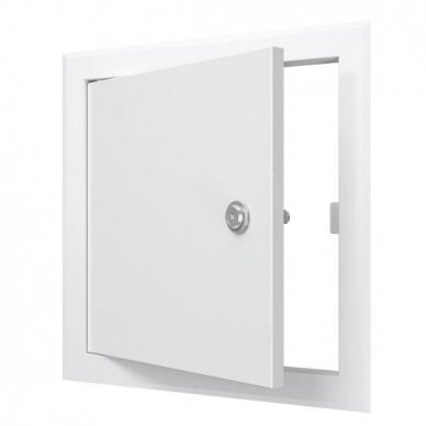 Inspection door-hatch with lock | 360x360x30mm | white | steel | RDL3030SU Inspection door-hatch with lock | 360x360x30mm | white | steel | RDL3030SU