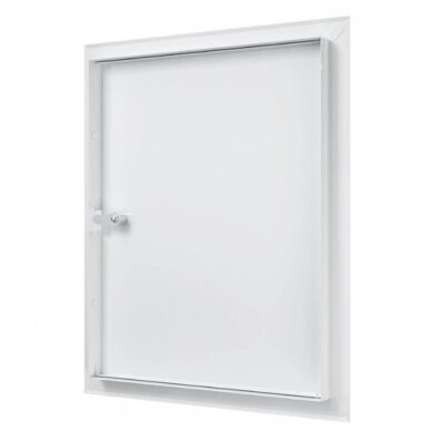 Revizijas durvis-lūka ar slēdzeni | 560x460x30mm | balta | tērauds | RDL4050SU 1 Revizijas durvis-lūka ar slēdzeni | 560x460x30mm | balta | tērauds | RDL4050SU 1