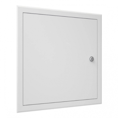 Revizijas durvis-lūka ar slēdzeni | 510x510x30mm | balta | tērauds | RDL4545SU 2 Revizijas durvis-lūka ar slēdzeni | 510x510x30mm | balta | tērauds | RDL4545SU 2