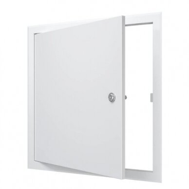Revizijas durvis-lūka ar slēdzeni | 560x560x30mm | balta | tērauds | RDL5050SU Revizijas durvis-lūka ar slēdzeni | 560x560x30mm | balta | tērauds | RDL5050SU