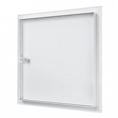 Revizijas durvis-lūka ar slēdzeni | 510x510x30mm | balta | tērauds | RDL4545SU 1 Revizijas durvis-lūka ar slēdzeni | 510x510x30mm | balta | tērauds | RDL4545SU 1