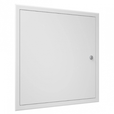 Drzwiczki rewizyjne-właz z zamkiem | 660x660x30mm | biały | stal | RDL6060SU 2 Drzwiczki rewizyjne-właz z zamkiem | 660x660x30mm | biały | stal | RDL6060SU 2