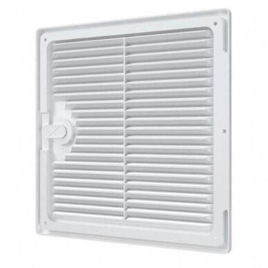Inspection hatch with grille | 300x300mm | surface-mounted | white | plastic | RDL3030 2 Inspection hatch with grille | 300x300mm | surface-mounted | white | plastic | RDL3030 2