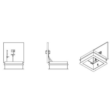 Wyłaz dachowy | z siłownikami gazowymi | 900x900mm | aluminium 4 Wyłaz dachowy | z siłownikami gazowymi | 900x900mm | aluminium 4