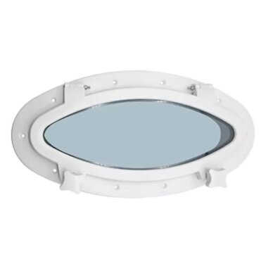 Access hatch with window | 130x323mm | plastic | white 2