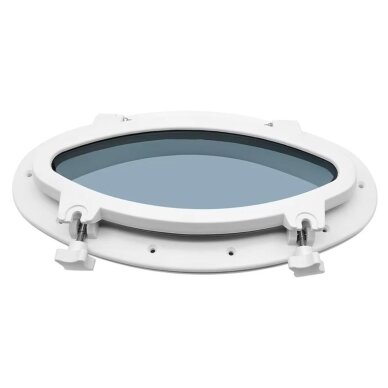 Access hatch with window | 130x323mm | plastic | white 1 Access hatch with window | 130x323mm | plastic | white 1