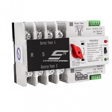 Backup automatic power switch for generators | uninterrupted power supply | 4P | 125A | 380V Backup automatic power switch for generators | uninterrupted power supply | 4P | 125A | 380V