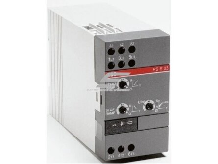 Švelnaus | minkšto paleidimo įrenginys | soft starteris | 3,5A | 1,1kW | 24-110VAC/DC | 110-400VAC | ABB | ps s 03-400b