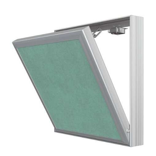Access panel - door with push-to-open mechanism | 250x250x35mm | aluminium profile | with chain | M2525 1 Access panel - door with push-to-open mechanism | 250x250x35mm | aluminium profile | with chain | M2525 1
