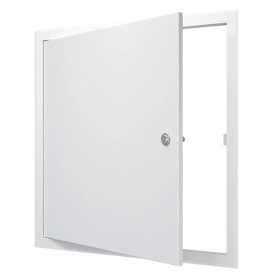 Drzwiczki rewizyjne-właz z zamkiem | 660x660x30mm | biały | stal | RDL6060SU Drzwiczki rewizyjne-właz z zamkiem | 660x660x30mm | biały | stal | RDL6060SU