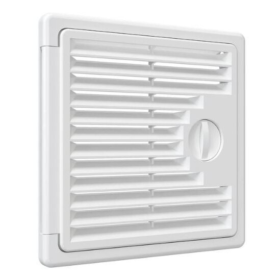 Revizijas lūka ar restēm | 150x150mm | virsapmetuma montāža | balta | plastmasa | RDL1515 Revizijas lūka ar restēm | 150x150mm | virsapmetuma montāža | balta | plastmasa | RDL1515