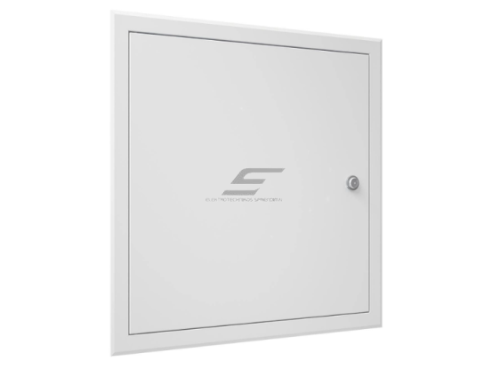 Revizinės durelės-liukas su užraktu | 560x560x30mm | balta | plienas | RDL5050SU 2 Revizinės durelės-liukas su užraktu | 560x560x30mm | balta | plienas | RDL5050SU 2