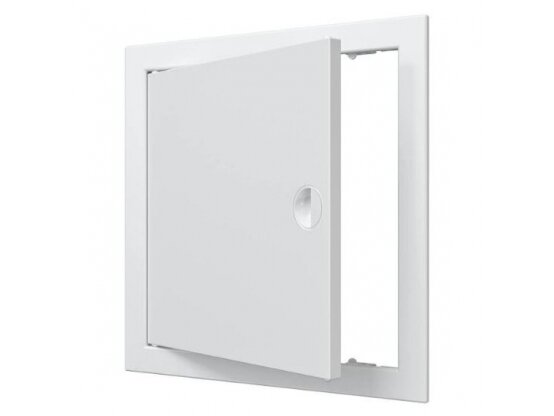 Revizinės durelės-liukas | 168x168x24mm | su rankenėle ir flanšu | balta | plastikas | RDL1515R Revizinės durelės-liukas | 168x168x24mm | su rankenėle ir flanšu | balta | plastikas | RDL1515R