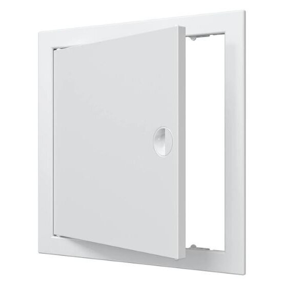 Inspection hatch door | 168x168x24mm | with handle and flange | white | plastic | RDL1515R Inspection hatch door | 168x168x24mm | with handle and flange | white | plastic | RDL1515R